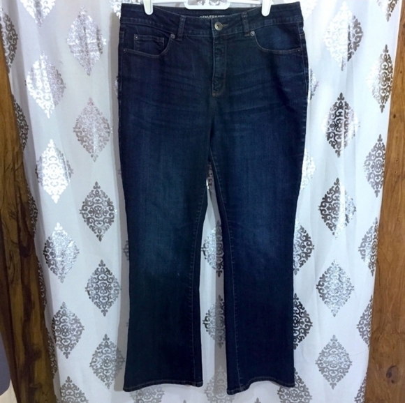 Denver Hayes Hanna High Rise Curve-Tech Cropped Jeans - Picture 1 of 6